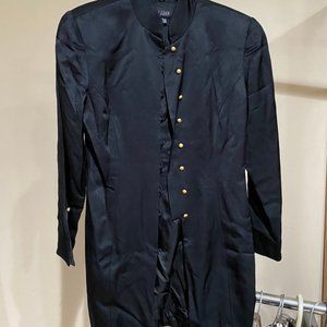Long button down light coat